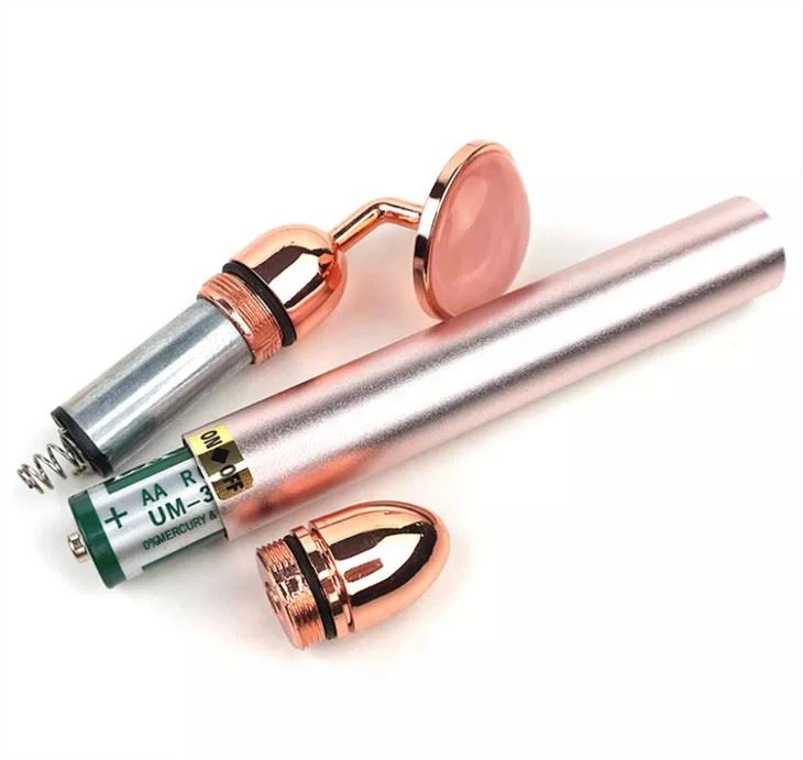 بكرة اليشم الكهربائية للوجه من الكوارتز الوردي الطبيعي