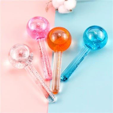 تبريد الكرات الجليد العصي برقبة الوجه