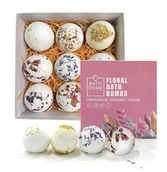 قنبلة حمام الزهور المجففة