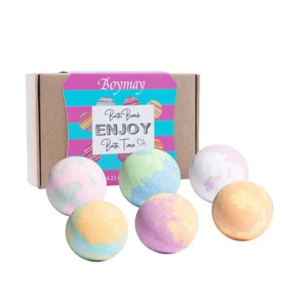 مجموعة هدايا القنابل الحمام العضوية