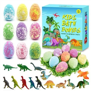 قنبلة حمام بيض الديناصورات للأطفال